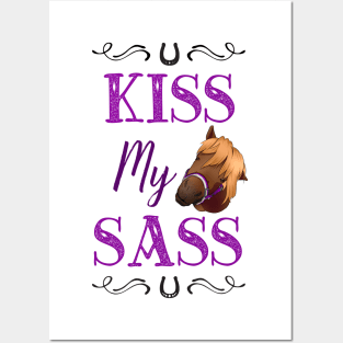 Cheeky Pony ~ kiss my sass Posters and Art